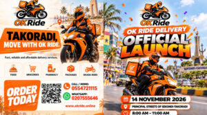 Jelvis Kwame Baidoo’s OK Ride to Launch in Sekondi-Takoradi